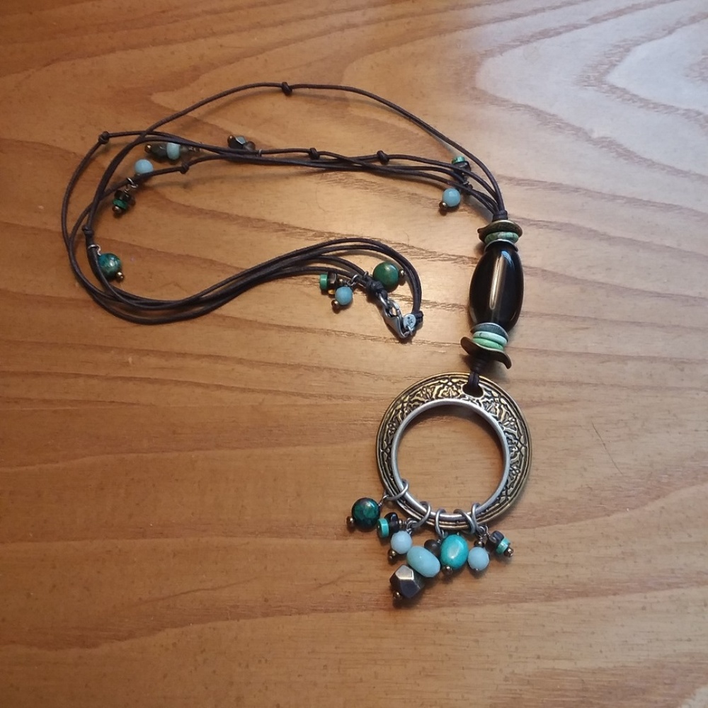 Silpada Corded, Crystal Necklace